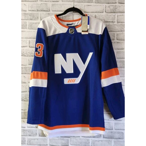 New Authentic Adidas Primegreen Mat Barzal New York Islanders Jersey Size 42 - Picture 1 of 7